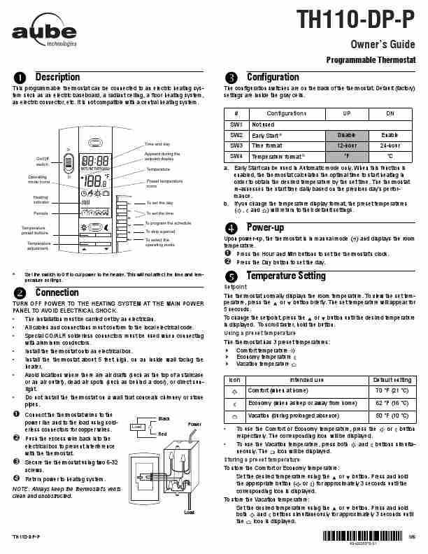 Aube Technologies Thermostat programmable thermostat-page_pdf